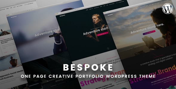 Bespoke – Onepage Creative WordPress 主题