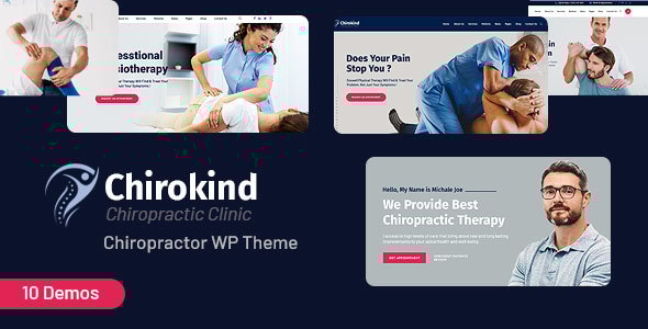 Chirokind – 脊椎按摩师和物理治疗 WordPress 主题