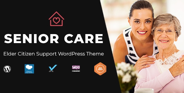 高级护理 – 老年人支持 WordPress 主题