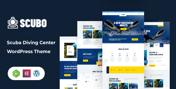 Scubo – 水肺潜水中心 WordPress 主题 + RTL