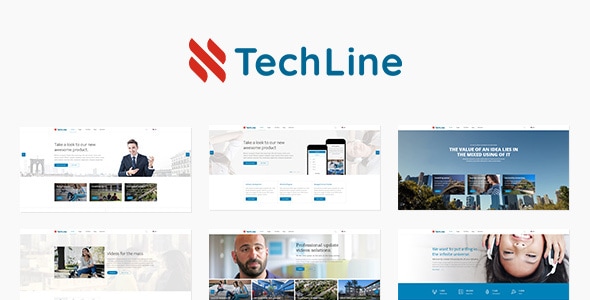 TechLine – 现代技术主题