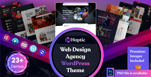 Haptic – 网页设计机构 WordPress 主题