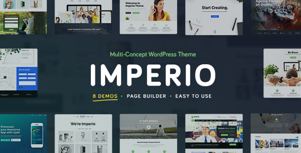 Imperio – 商业、电子商务、作品集和摄影WordPress主题