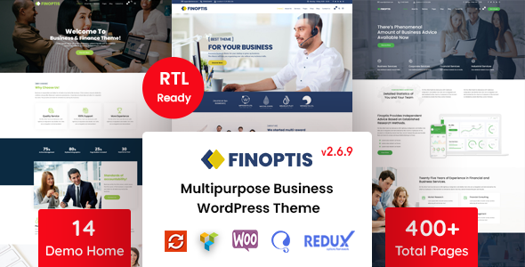 Finoptis – 商业 WordPress 主题