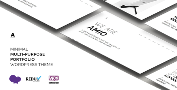 Amio – 最小多用途投资组合 WordPress 主题