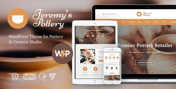 Jeremy’s Pottery – 陶瓷 WordPress 主题