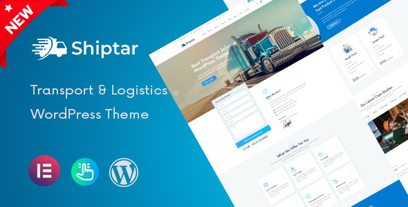 Shiptar – 运输物流 WordPress 主题