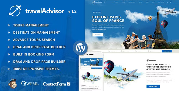 Travel Advisor 响应式 WordPress 主题