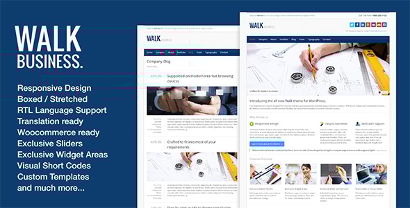 Walk – 响应式商业 WordPress 主题