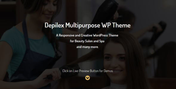 Depilex 沙龙 – 客厅 – 水疗中心 – 健身房 – 多用途 WP 主题