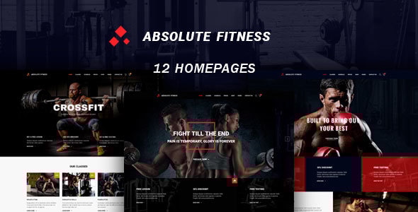 Absolute Fitness – 健身多用途 WordPress 主题