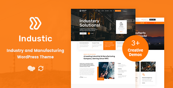Industic – 工厂和制造 WordPress 主题