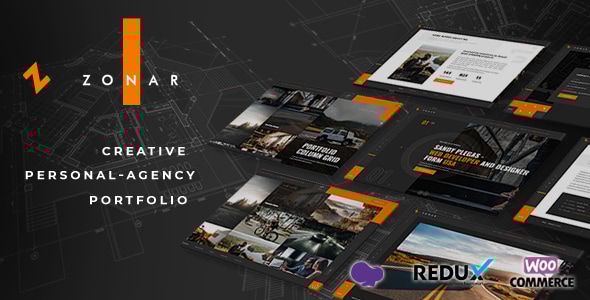 Zonar – 个人作品集 WordPress 主题