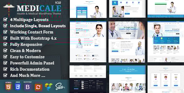 Medicale – 健康牙医 WordPress 主题