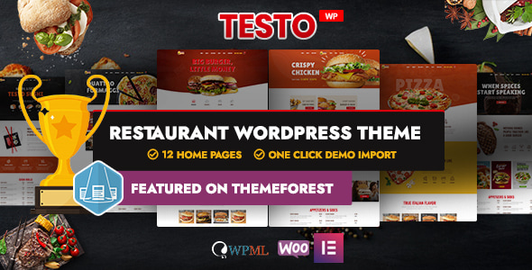 Testo – Restaurant Caffe WordPress 主题