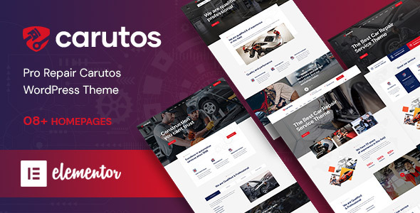 Carutos – 汽车维修服务和汽车零部件WooCommerce WordPress主题