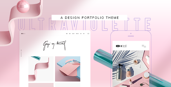 UltraViolette – 设计作品集 WordPress 主题