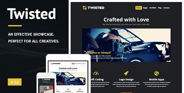 Twisted – 展示 WordPress 主题