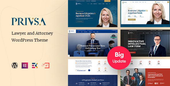 Privsa – 律师和律师 WordPress 主题