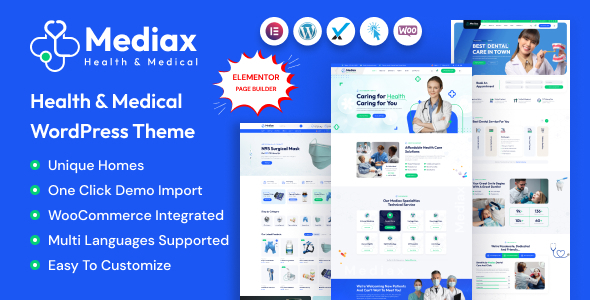 Mediax – 健康与医疗WordPress主题