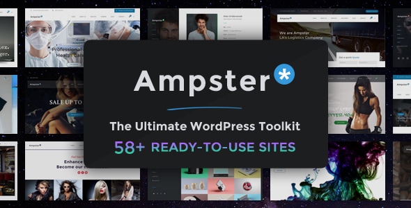 Ampster |商业网站的创意 WordPress 主题