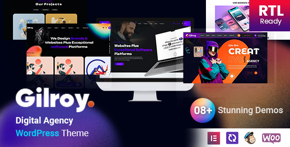 Gilory – 数字代理 WordPress 主题
