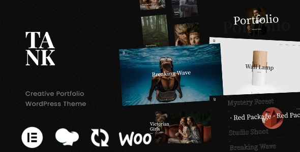 Tank – Creative Portfolio Elementor WordPress 主题