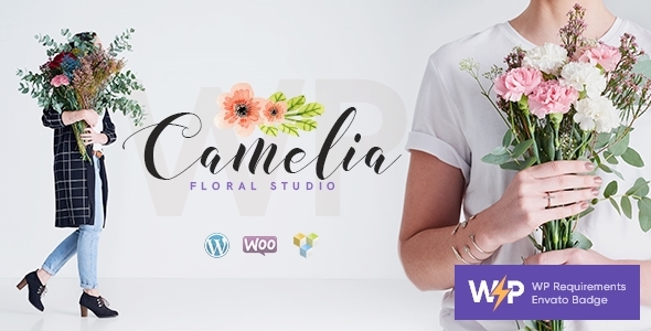 山茶花 |Floral Studio 花店 WordPress 主题