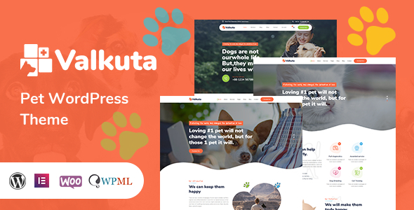 Valkuta – 宠物 WordPress 主题