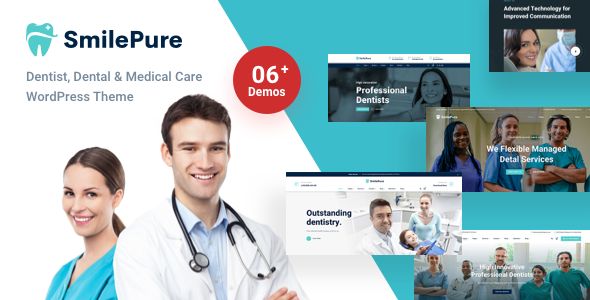SmilePure – 牙科和医疗护理WordPress主题