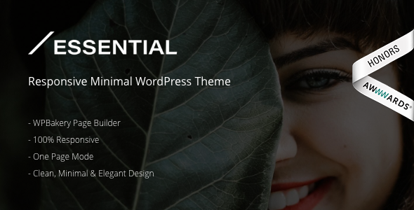 Essential – 响应式最小 WordPress 主题