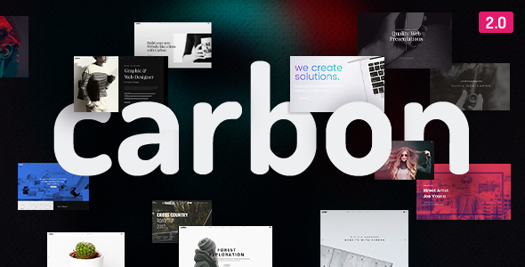 Carbon – Clean Minimal 多用途 WordPress 主题