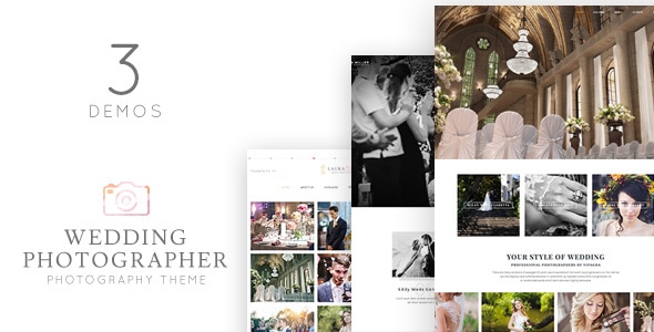 婚礼摄影师 WordPress 主题 – Vivagh