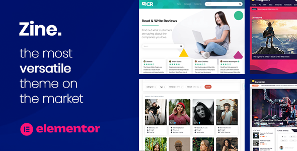 Zine – 网站构建器 – WordPress Elementor 主题