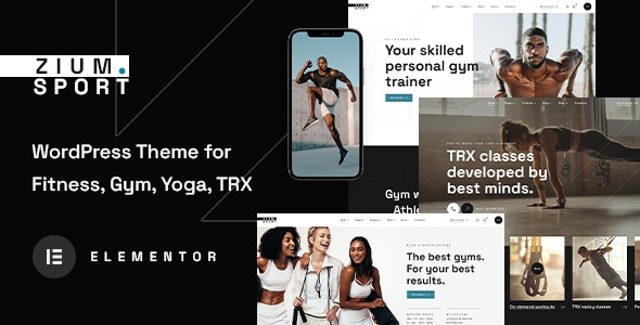 Zium – 运动和健身 WordPress 主题