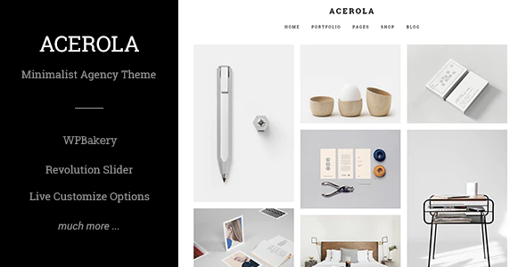 Acerola – 超极简主义机构主题