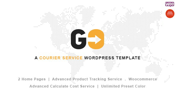 GO Courier – 送货运输 WordPress 主题