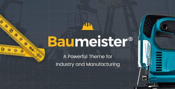 Baumeister – 工业和制造业的 WordPress 主题