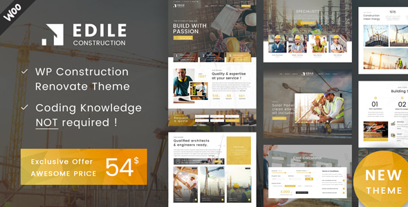 Edile – 建筑公司 WordPress