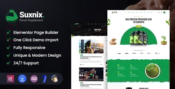 Suxnix – 保健品 WordPress 主题