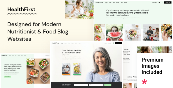 HealthFirst – 营养和食谱 WordPress 主题