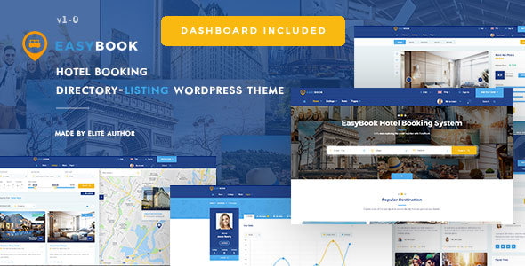 EasyBook – 酒店和旅游预订WordPress主题