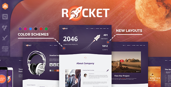 Rocket – 创意多用途 WordPress 主题