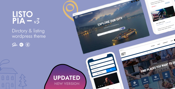 Listopia – 目录、社区 WordPress 主题