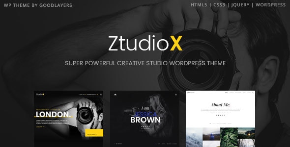 Ztudio X – 摄影 WordPress