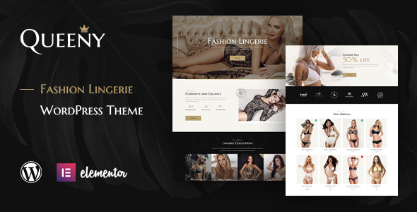 Queeny – 时尚内衣 WordPress 主题