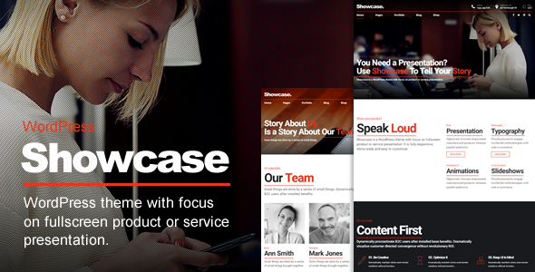 Showcase – 全屏幻灯片 WordPress 主题