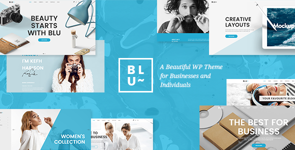 Blu – 美丽的代理和商业 WordPress 主题