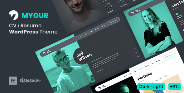 Myour – CV 简历 WordPress 主题