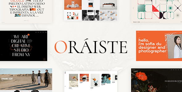 Oráiste – Creative Portfolio Elementor WordPress 主题
